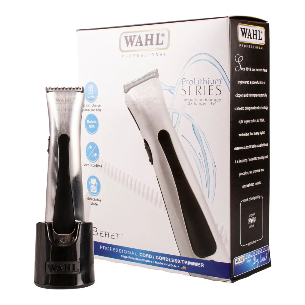 Wahl Beret Hair Trimmer Pro Lithium Brushed Aluminium