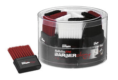 BaBylissPRO Barberology Neck Brush Red/Black/White - 12pc Tub - Barber Tools