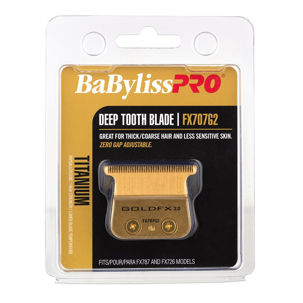 BaBylissPRO Gold FX Trimmer REPLACEMENT T-Blade 2.0mm Deep Tooth