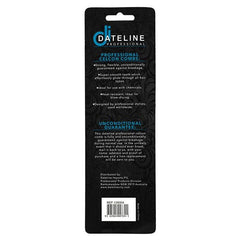 Dateline Professional Blue Celcon 501 Fine Plastic Tail Comb 20cm - Precision Styling Tool