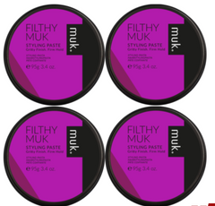 Muk Wax 4 x Filthy Muk 95g Value Pack 100% Genuine - Hair Style Wax