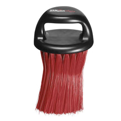 Babyliss PRO Barberology Neck Duster Long Bristle Knuckle Brush - Red and Black