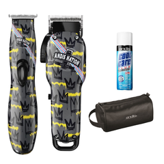 ANDIS Combo Hair Clipper Set - Fade Nation US Pro Li Clipper & D8 Slimline Pro Li Cordless Trimmer