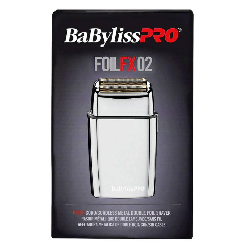 BaBylissPRO Foil FX02 Double Foil Electric Shaver - Silver