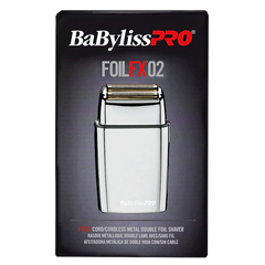 BaBylissPRO Foil FX02 Double Foil Electric Shaver - Silver