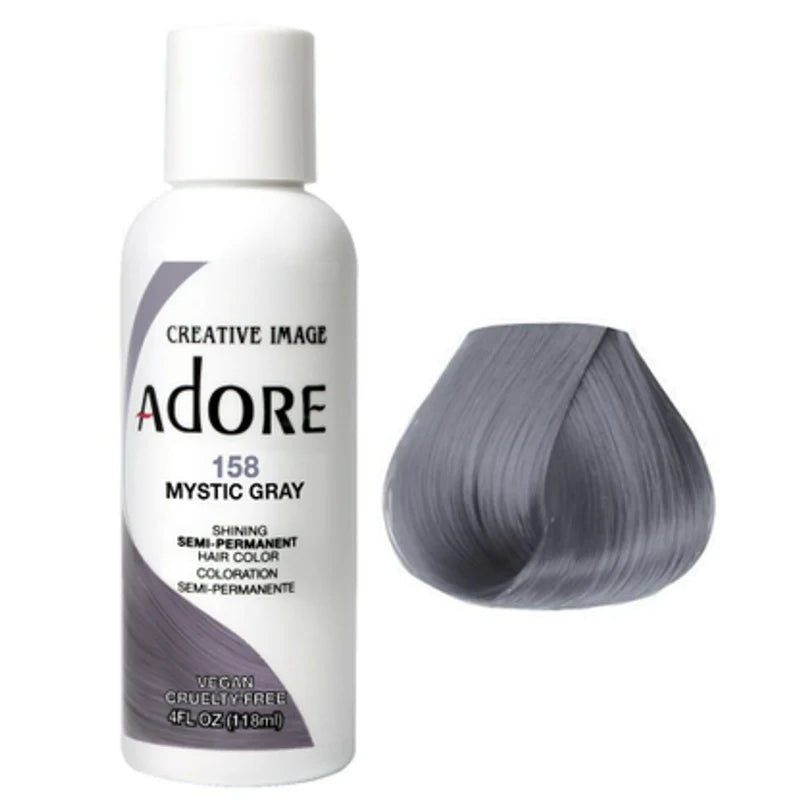 Adore Semi Permanent Hair Colour 158 Mystic Gray 118ml