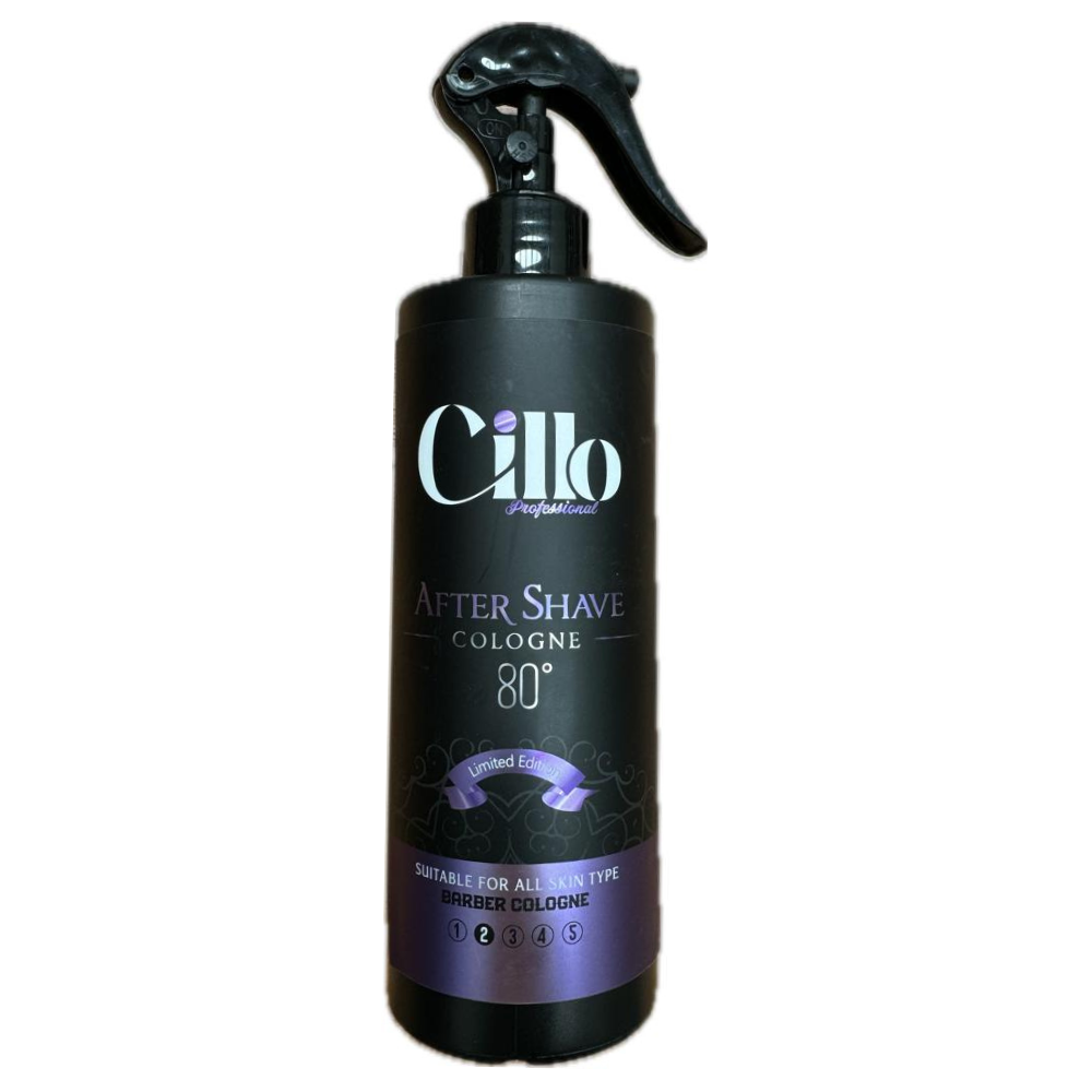 Cillo Barber Cologne After Shave 400 ml Spray No.2 Bottle Aftershave