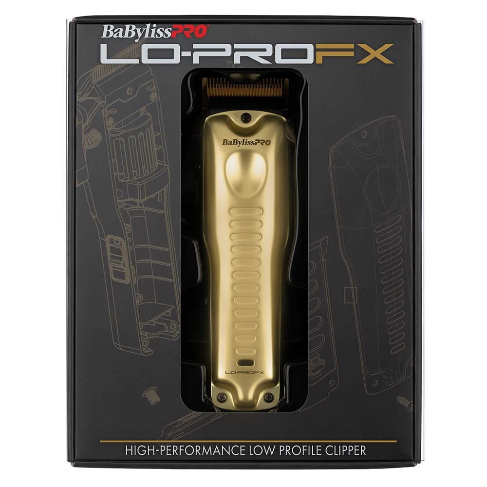 BaBylissPRO LoPROFX Hair Clipper Gold