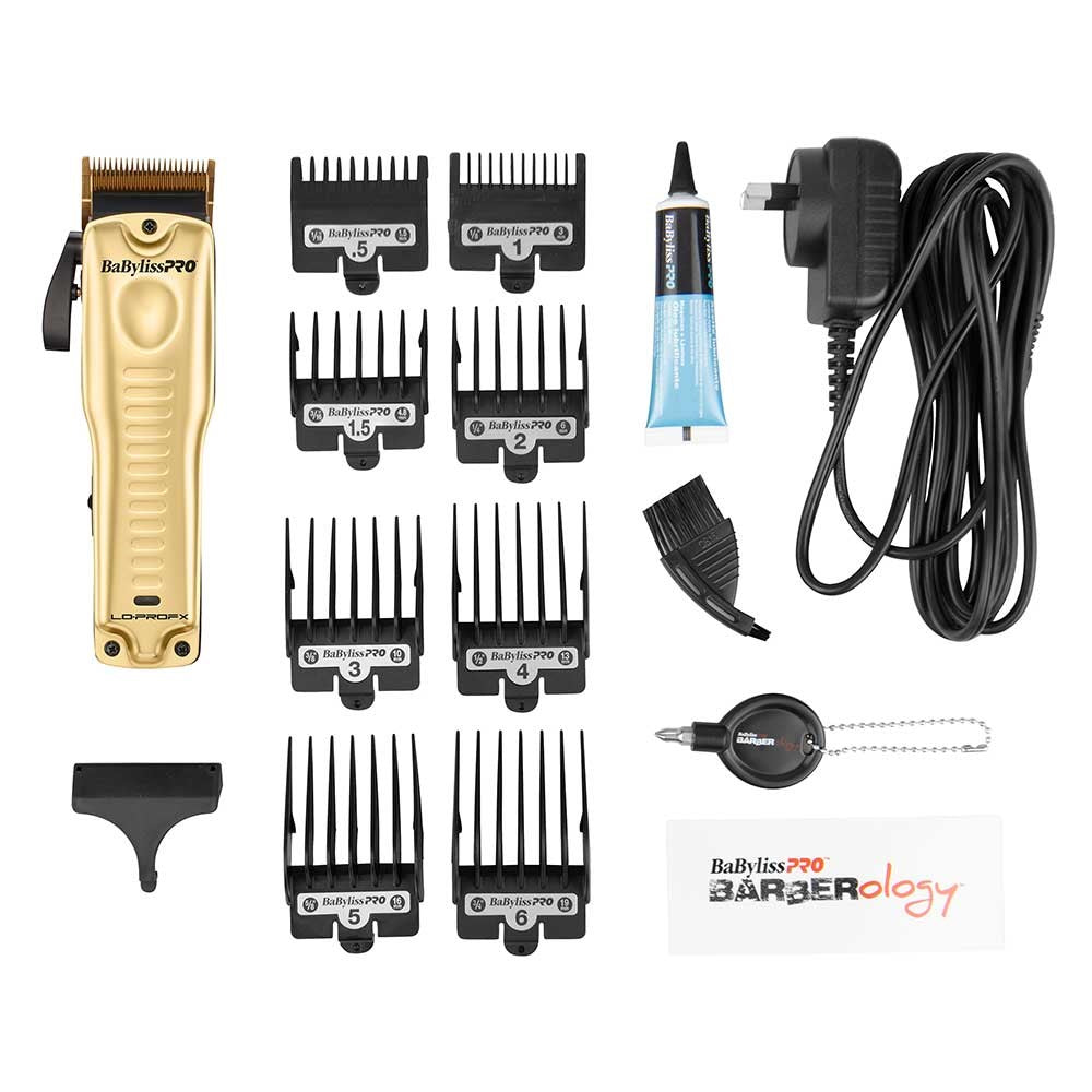 BaBylissPRO LoPROFX Hair Clipper Gold