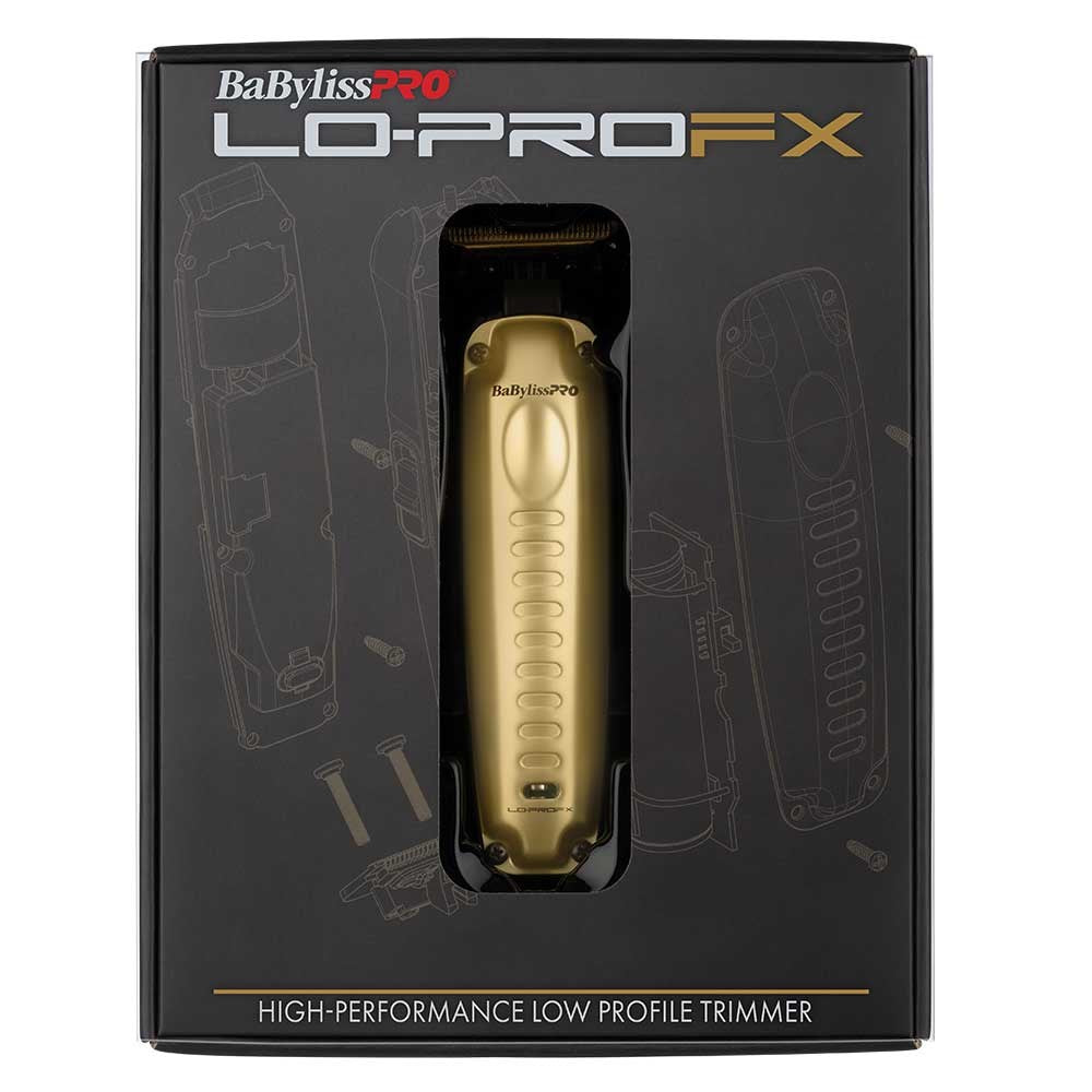 BaBylissPRO Lo-ProFX High Performance Low Profile Trimmer - Gold