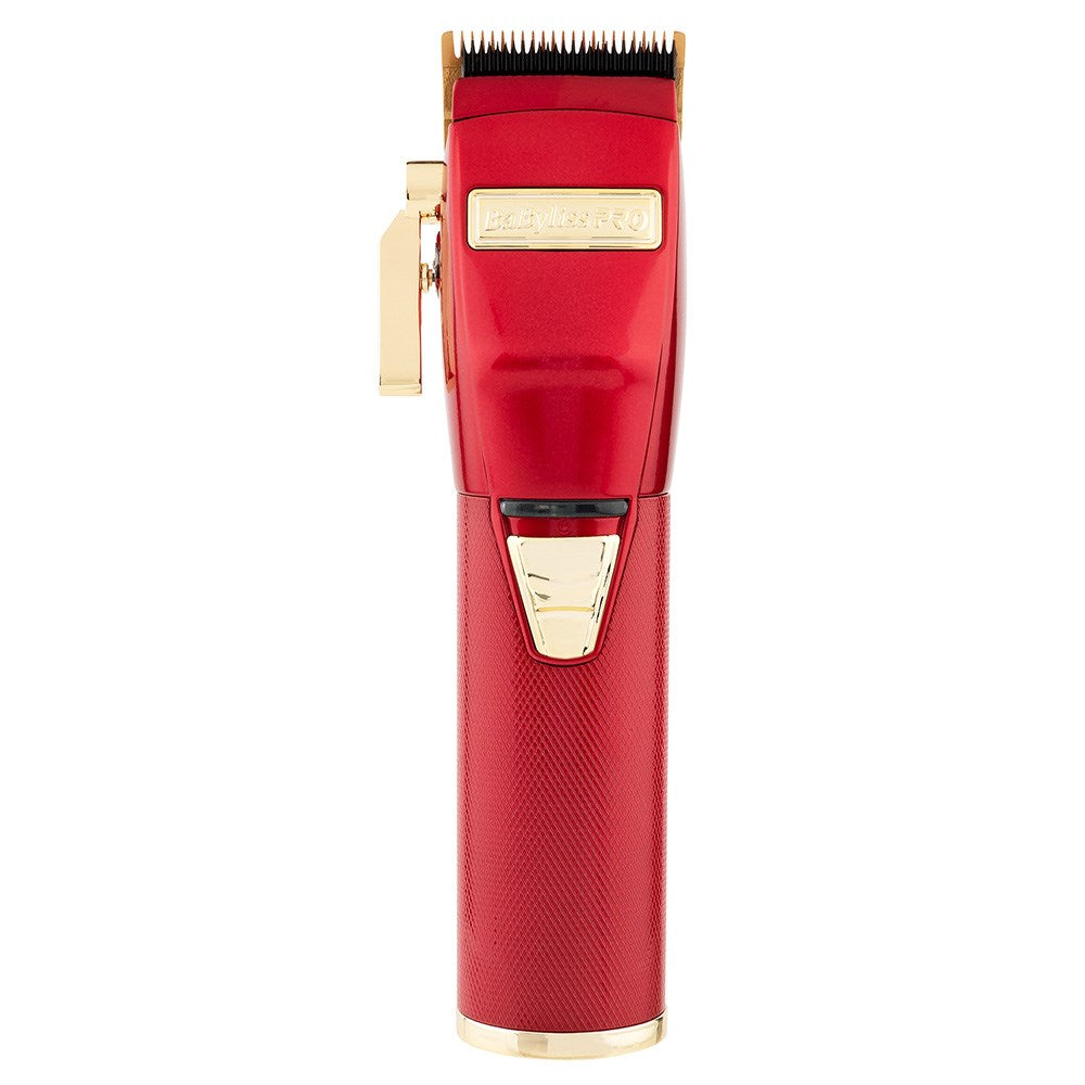 BaByliss Pro REDFX Lithium Red/Gold Barber Hair Clipper/BabylissPro Trimmer