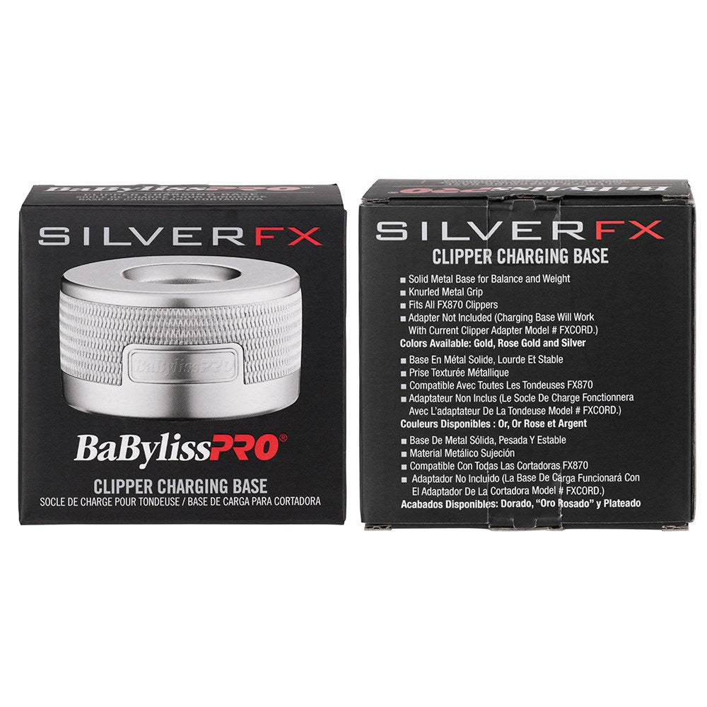 BaBylissPRO SilverFX Hair Clippers Charging Base Dock - Barber Tools