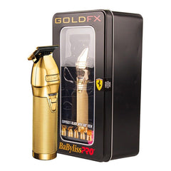 BaBylissPRO Gold Hair Clipper Set - Babyliss Pro Gold Trimmers Foil FX02 Double Foil Shaver