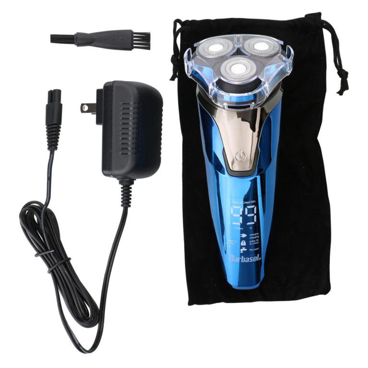 Barbasol Rechargeable Wet & Dry Shaver Water Proof Men Beard Razor Machine