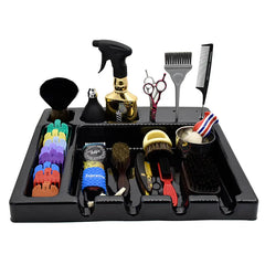 Black Barber Tools and Supplies Tray - Barber Tools