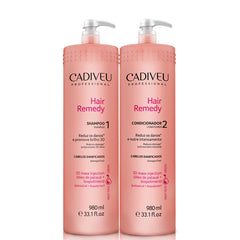 CADIVEU KIT SHAMPOO CONDITIONER HAIR REMEDY LAVATORY 2X980ML/2X33.13FL.OZ