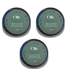 3x Cillo Matte Look Hair Styling Wax Clay Efect - 100ml