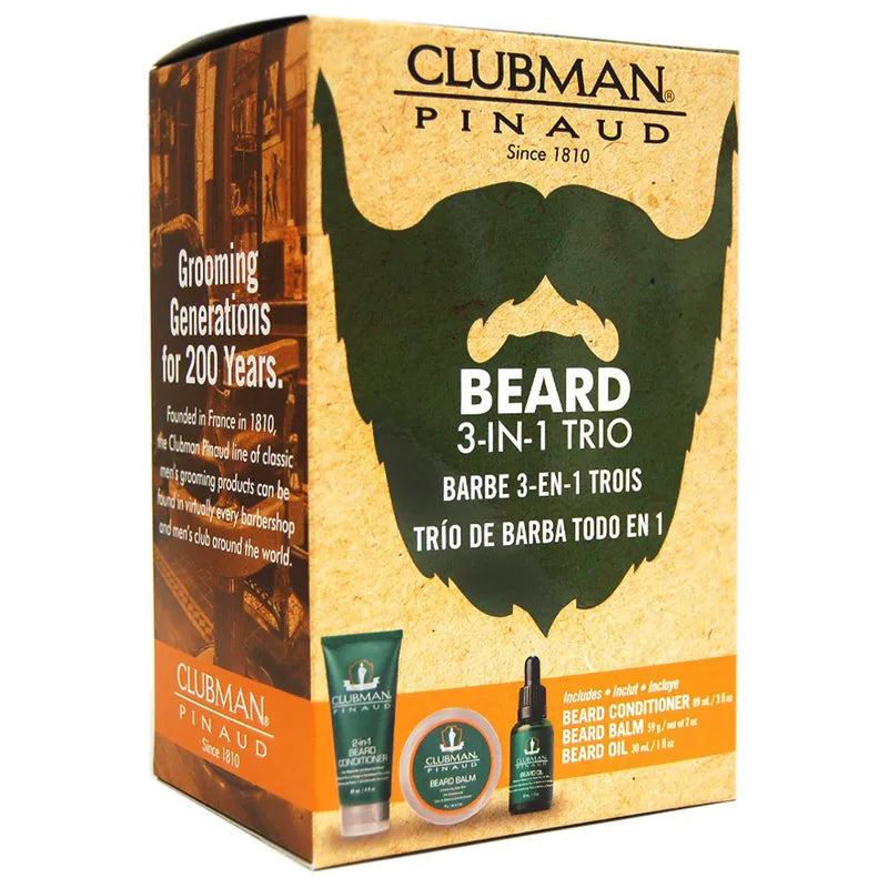 Clubman Pinaud Beard 3-IN-1 Trio