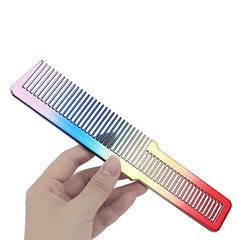 Clipper Cutting Styling Comb Rainbow Design Barber Tools