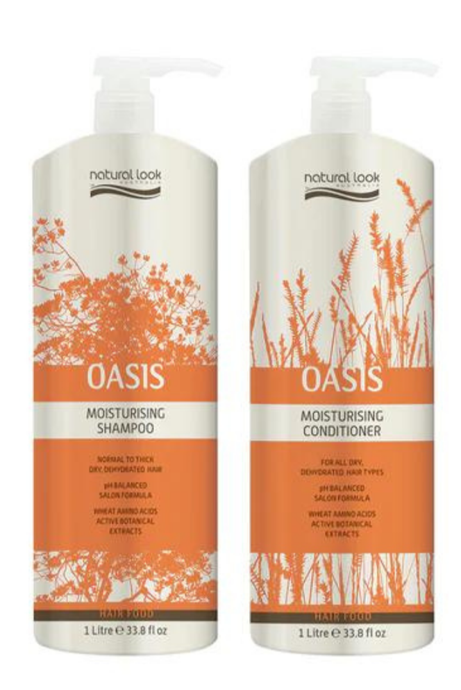 Natural Look Oasis Moisturising Shampoo & Conditioner 1000ml