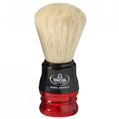 OMEGA – Pure Bristle Shaving Brush 10777 - Soft Bristles for a Superior Shave