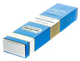 Personna Platinum Chrome Double Edge Razor Blades 200 Blades