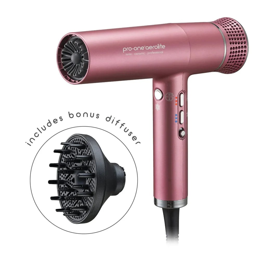 Pro-One Aerolite Hairdryer - Blush