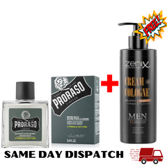 Proraso Beard Balm Refreshing 100ml + Zenix Aftershave Cream Cologne