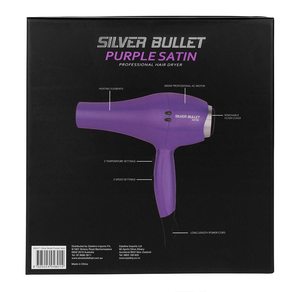 Silver Bullet Satin Hair Dryer All Colour