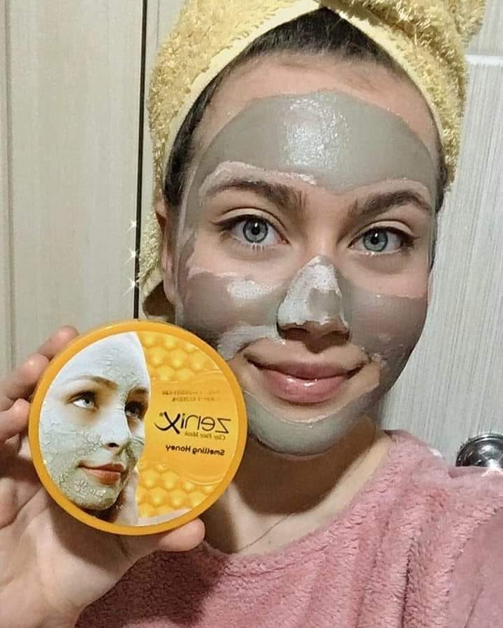 Zenix Detoxifying Acne Clean face Clay Mask- Honey 350gr