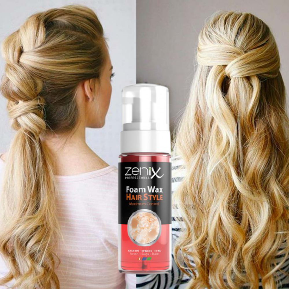 Zenix Hair Mousse Curl Styling Foam Wax For Curly - Style Wax