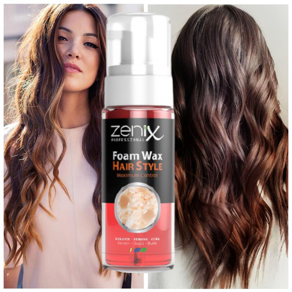 Zenix Hair Mousse Curl Styling Foam Wax For Curly - Style Wax