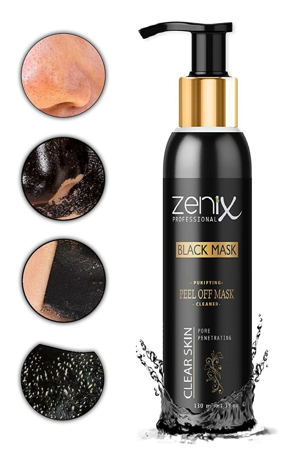 Zenix Blackhead Removal Mask Peel Off Facial Black Mask