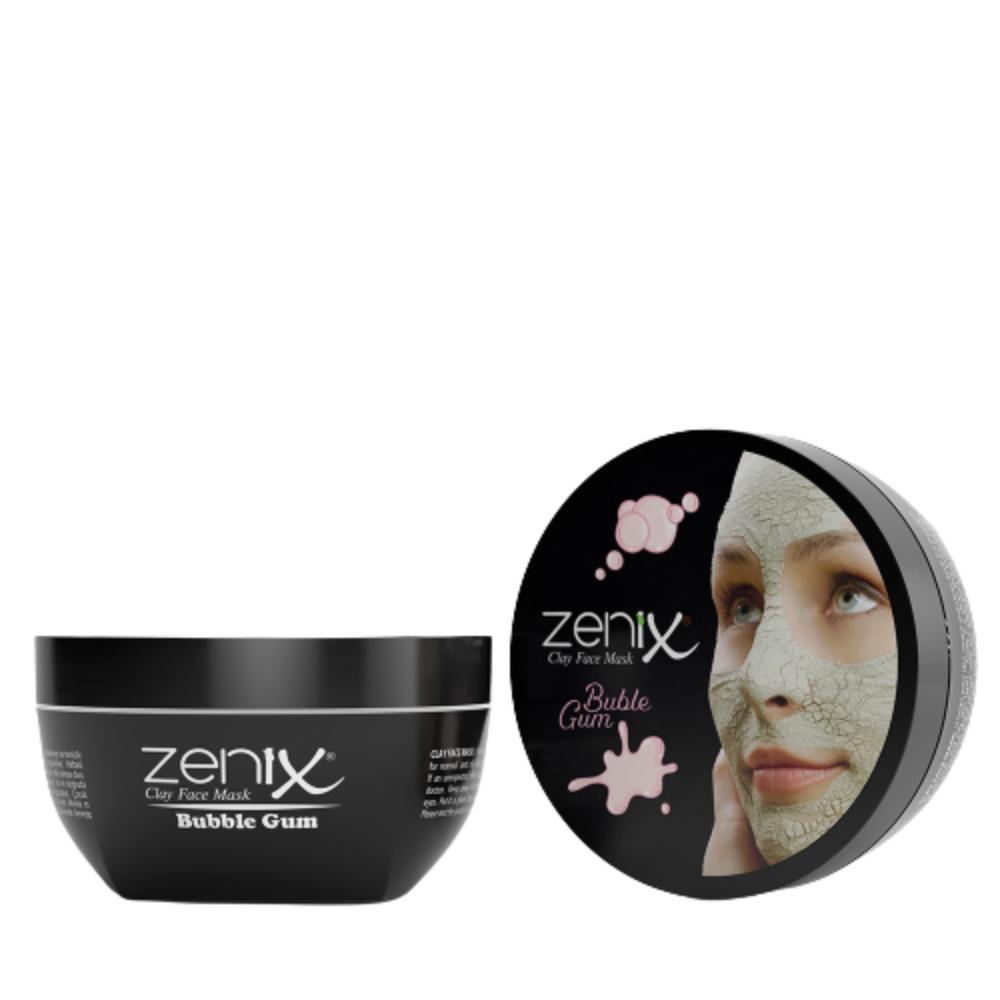 Mud facial Detoxifying clay Mask Zenix Bublegum  350gr