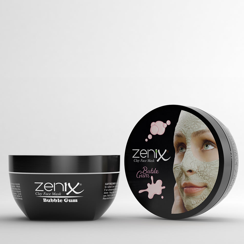 Mud facial Detoxifying clay Mask Zenix Bublegum  350gr