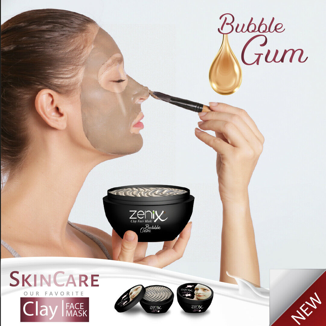 Mud facial Detoxifying clay Mask Zenix Bublegum  350gr