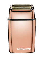 BaBylissPRO Foil FX02 Metal Cordless Double Electric Shaver - Rose Gold