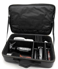 Wahl Black and Gold Barber Tools Carry Bag -Travel Case