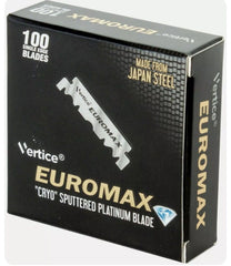 EUROMAX Platinum Single Edge Razor Blades 100pk - HAIRDRESSER - BARBER SAME DAY