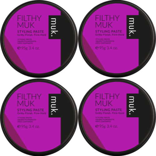 Muk Wax 4 x Filthy Muk 95g Value Pack 100% Genuine - Hair Style Wax